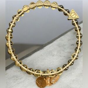 Alex and Ani Sunlight Luminous Light Beaded Wrap Bracelet